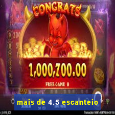 mais de 4.5 escanteio